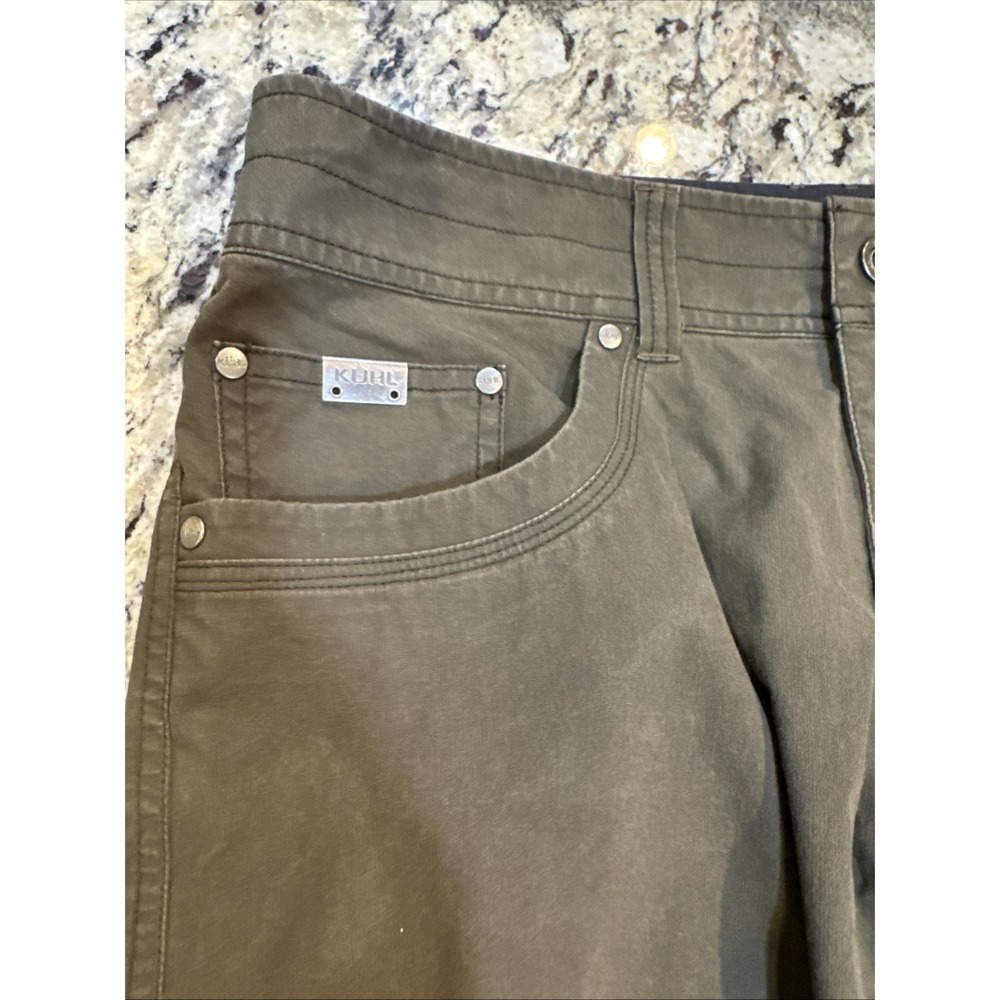 Kuhl Revolvr Pants Utility Hiking Trail Outdoors Size 34x30 Green Mens Work